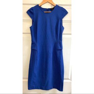 J.Crew Interview Dress - Peplum - Blue